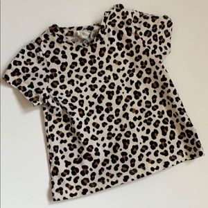 Cheetah tee 6/9m